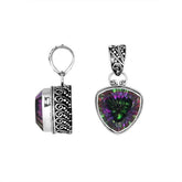 AP-8020-MT Sterling Silver Pendant With Mystic Quartz Jewelry Bali Designs Inc